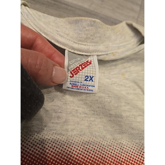 Vintage 1995 Mike Tyson McNeeley MGM  Las Vegas Deadstock T Shirt XXL Gray 2X - Picture 2 of 7